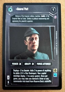 Descifrador Admiral Piett Estrella de la Muerte II Star Wars CCG - Imagen 1 de 1