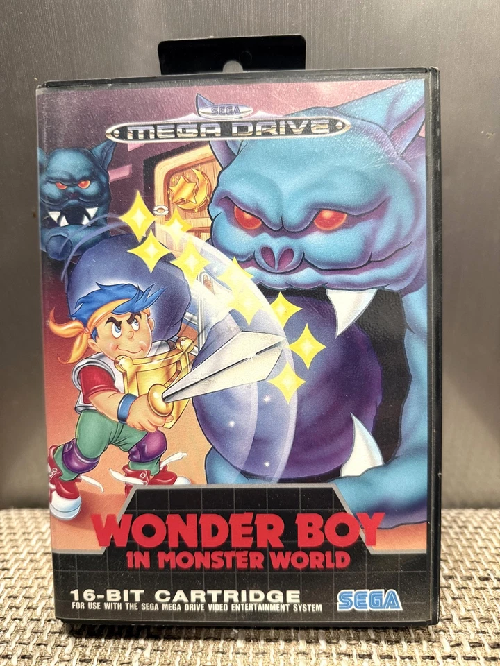 Sega Megadrive Wonder Boy In Monster World Game  - Image 1 of 3