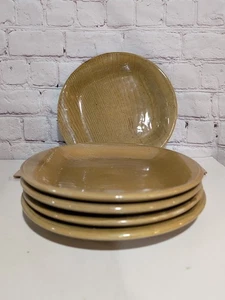 Baldelli Cermiche Holzmaserung Muster Salatteller aus Italien Set 5 MCM nummeriert - Bild 1 von 7