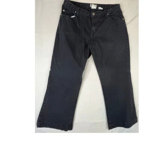Vintage Forenza Jeans Womens Size 30 Black Denim 90s Oversized Baggy Faded Y2K - Picture 1 of 5