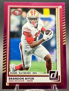 Donruss 2025 | Brandon Aiyuk #249 | Línea de estadísticas de temporada /500 - Imagen 1 de 3