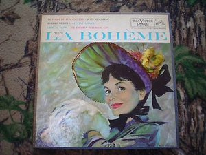 Puccini La Boheme RCA Victor Victoria De Los Angeles Bjoerling Beecham 2 Records - Bild 1 von 1