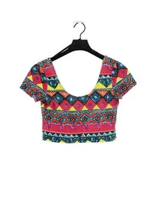 MinkPink Women's Top S Multi Cotton with Elastane, Polyester, Rayon Basic - Picture 1 of 6
