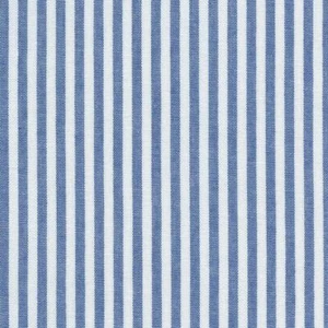 Textiles français 100% Baumwolle Stoff | Streifen - Marineblau und weiβ (Gewebt) - Picture 1 of 1