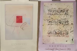 2 (zusammen verkauft) Vintage Kenwood Cabernet Sauvignon Poster 1983 & 1985 - Bild 1 von 3