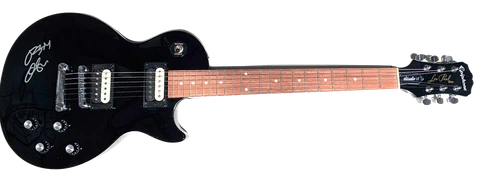 OZZY OSBOURNE SIGNED LES PAUL EPIPHONE GUITAR BECKETT BAS BLACK SABBATH 1 Cover