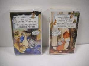 Set of 2 Peter Rabbit Collector's Edition 1993 100th Anniversary VHS Tapes - Picture 1 of 9