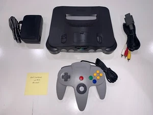 Nintendo N64 (NUS-001) System Console, OEM Controller, Tested & Clean Nr Mint #2 - Bild 1 von 12