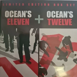 Ocean's Eleven And Ocean's Twelve DVD Limited Edition Box Set Clooney Pitt Damon - Picture 1 of 4