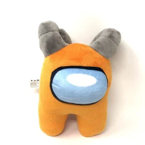 Among Us Crewmate Plush Buddies 7” Orange Ram Horns Rammed New - Picture 1 of 4