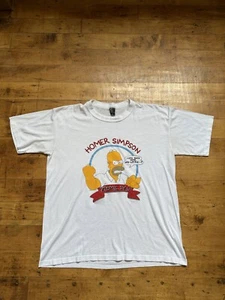 Vintage Homer Simpson Atomic Dad Shirt Size L The Simpsons - Picture 1 of 19