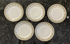 Salad Desert Plates Heinrich & Co. Selb Bavaria 5 Vintage 7 1/2"  - Picture 1 of 4