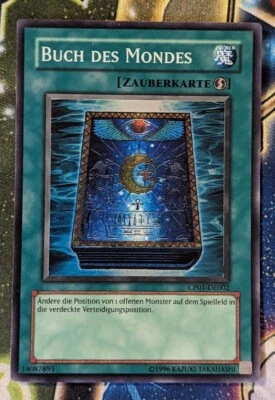 Book of Moon CP01-DE002 GERMAN Super Rare LP Yugioh TCG Card  Yu-Gi-Oh - Image 1 of 4