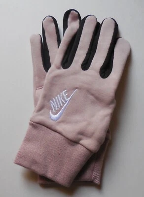 Guantes de entrenamiento Nike Club Fleece 2.0 para mujer rosa Oxford/negro/blanco medianos Foto 1 de 4