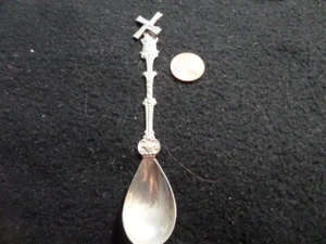 Vintage Vollendam Windmill Souvenir Spoon  - Picture 1 of 5