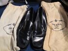 Mens Prada Black Loafers Slip On Shoes Italy Milano 4D 1645..Prada Sz 9