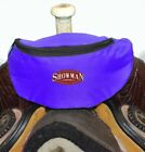 NEW! BLUE! Showman Insulated Nylon Saddle Pouch. FREE SHIPPING!