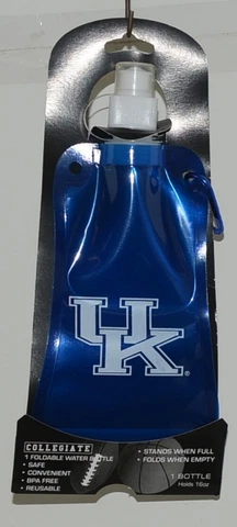 Collegiate Licensed University Of Kentucky Reusable Foldable Water Bottle Cover