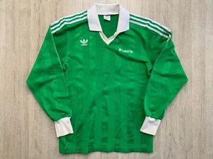 80'S ADIDAS Grün Original Fußball Trikot Vintage Retro Oldschool Shirt Jersey S - Bild 1 von 11