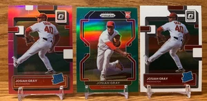 JOSIAH GRAY Color Prizm Rookie Card LOT | 2022 Panini Prizm NATIONALS RC - Picture 1 of 2