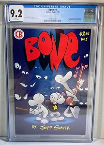 1991 Cartoon Books BONE #1 CGC 9.2 Jeff Smith 1st Print - Bild 1 von 2