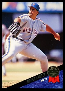Sid Fernandez 1993 Leaf #2 Series One New York Mets Baseball Card EX - Picture 1 of 2
