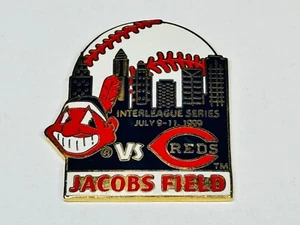 Cleveland Indian Cincinnati Reds Interleague Game Day Pin 7/9/99 7/10/99 7/11/99 - Picture 1 of 2