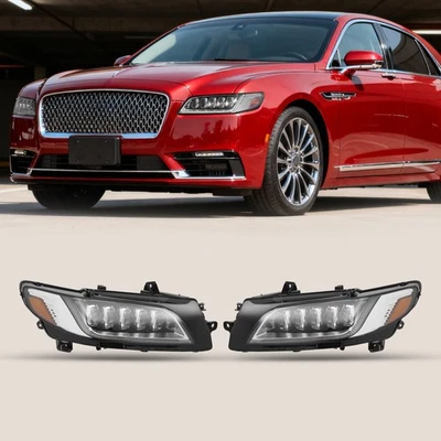 For 2017-2020 Lincoln Continental Full LED Headlight Headlamps Left+Right (Pair) Foto 1 de 4