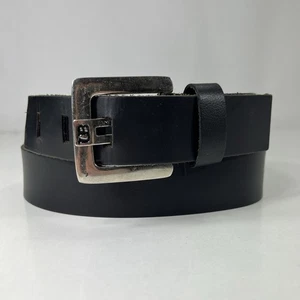 Cinturón UnionBay ancho de cuero genuino negro - para mujer talla 34 - Imagen 1 de 9