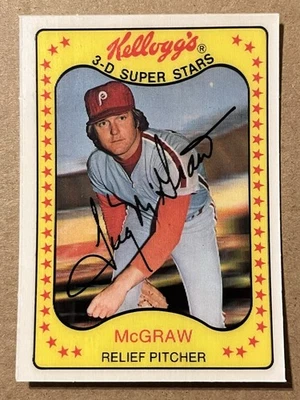 1981 Kellogg's 3-D Super Stars Tug McGraw Philadelphia Phillies #37 - Image 1 of 2