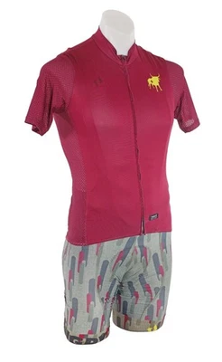 Panache Angry Bovine Corto Slv Pro Aire Bicicleta de Carretera Ciclismo Kit Hombres S/M Camuflaje Grava Foto 1 de 4