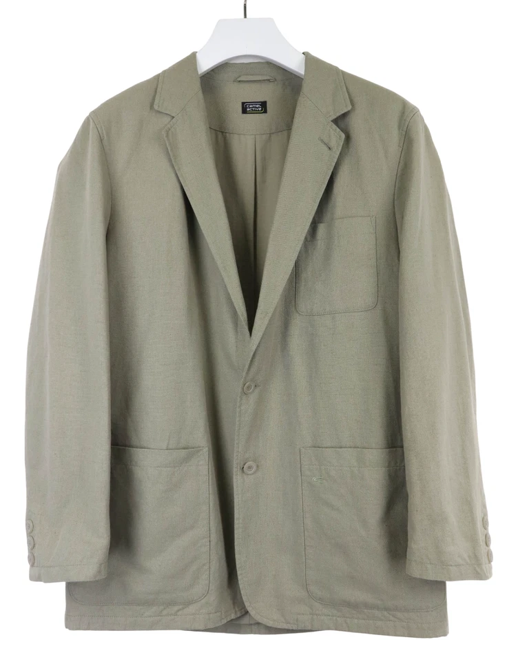 CAMEL ACTIVE Blazer Men's (UK) 54 Linen Blend Single Breasted Lined Pockets - Image 1 of 4