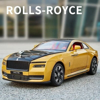 1:24 BIG Rolls Royce Spectre Toy Sound Light Alloy Diecast Luxury Model Car Gift - Image 1 of 4