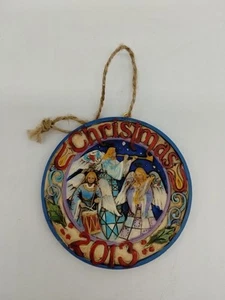 Jim Shore Annual Heartwood Creek Christmas Ornament 2013 Trio Of Angels - Picture 1 of 6