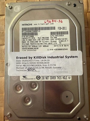 Hitachi HDS5C3030ALA630 3TB 3.5" 5700RPM 32MB Cache SATA III Hard Drive 0F12460 - Image 1 of 2