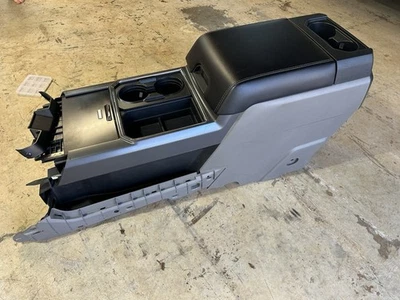 FORD F150 F250 F350 BLACK CENTER CONSOLE 2015 2016 2017 2018 2019 2020 2021 - Image 1 of 4