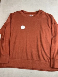 New Time & Tru High Low Pullover Sweatshirt Womens Plus Size XXL Long Sleeve - Picture 1 of 8
