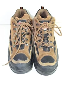 Botas de Trabajo Brahma Resistentes al Deslizante Puntera de Acero Marrón y Negro Cuero Para Hombre Talla 11 - Imagen 1 de 5