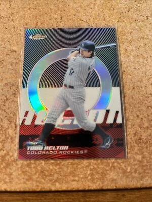 2005 Topps Finest Refractor /399 Todd Helton #137 - Image 1 of 2