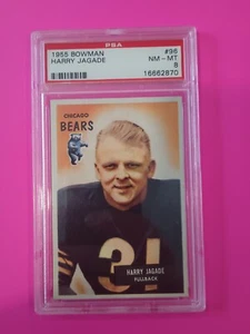 1955 Bowman Football #96 Harry Jagade PSA 8 Bears Centered - Picture 1 of 2