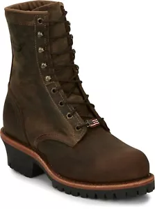 Botas Chippewa 12EE 20091 Ciabola Chocolate 8" Puntera de Acero Leñador Hechas en EE. UU. - Imagen 1 de 8