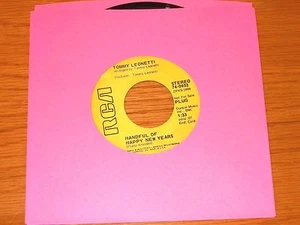 STEREO PROMO CHRISTMAS/NEW YEAR 45 RPM - TOMMY LEONETTI - RCA 74-0403 - Picture 1 of 2