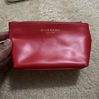 Bolsa pequeña de maquillaje cosmético Givenchy Parfums roja Foto 1 de 4