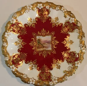 BEAUTIFUL ANTIQUE COALPORT CABINET PLATE - Picture 1 of 5