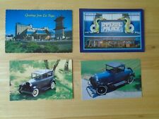 Vegas Imperial Palace photo postcard lot aerial nevada vintage early car sign