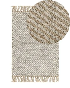 Jute Runner Rug 50 x 80 cm Beige ALADAG - Picture 1 of 6