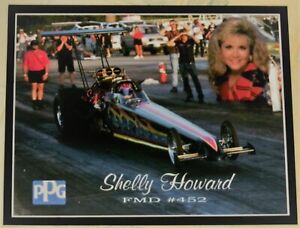 VINTAGE 1998 "SHELLY HOWARD" FEDERAL MOGUL DRAGSTER DRAG RACING HANDOUT!!!