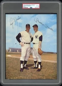 FOTO TPHLC M&M PSA 4 MANTLE MARIS 1964-6 RECENA MICKEY ROGER CALIFICADO EN MUY BUENA CONDICIÓN-EX 8x10 - Imagen 1 de 2