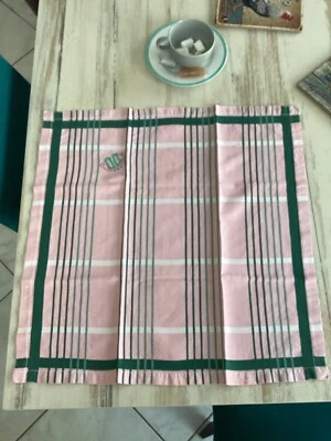 Ensemble de 12 serviettes de table anciennes brodées - Photo 1/4