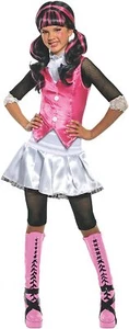 Rubie's Monster High Draculaura Fancy Dress Costume + Wig Pack Kids 8-10 Years - Picture 1 of 12